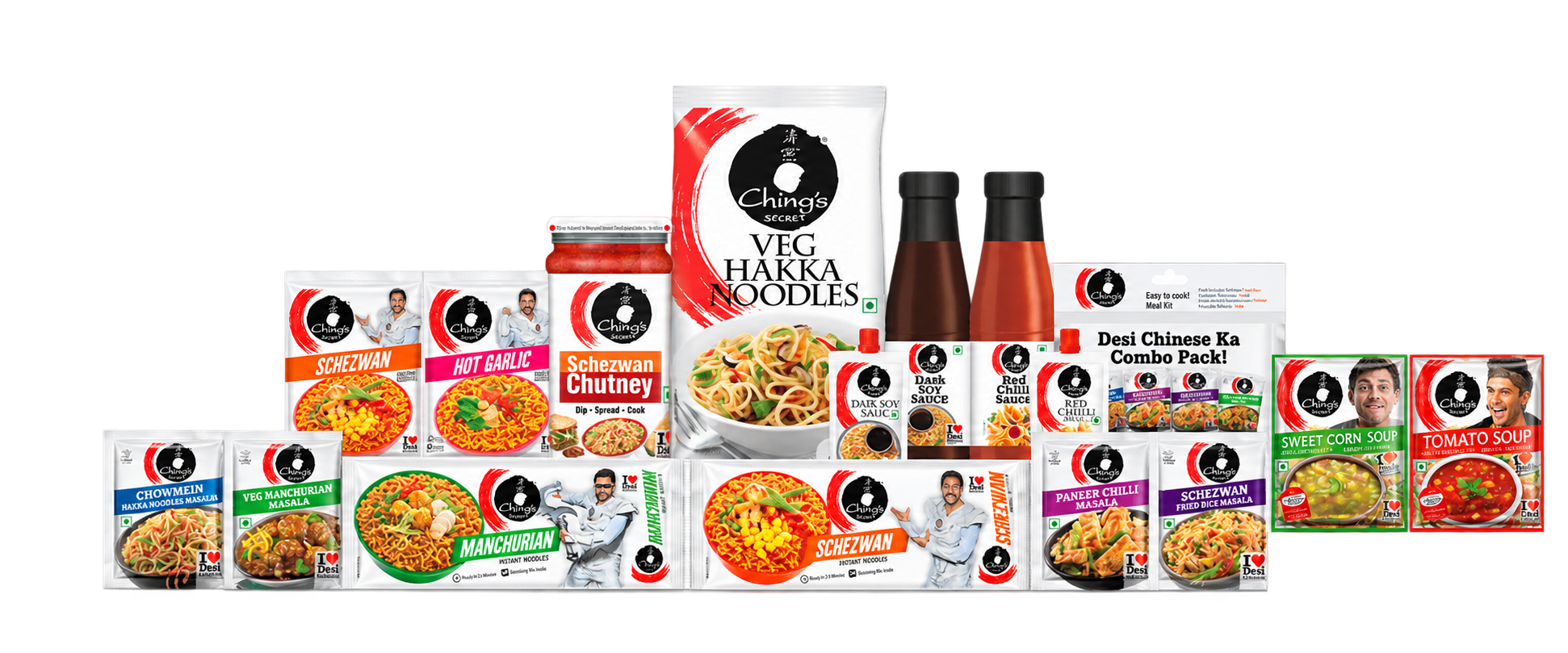 Ching’s noodles, sauces and pantry products